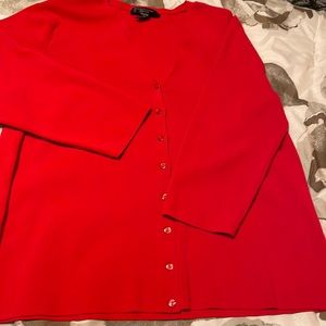 Cable and Gage red sweater